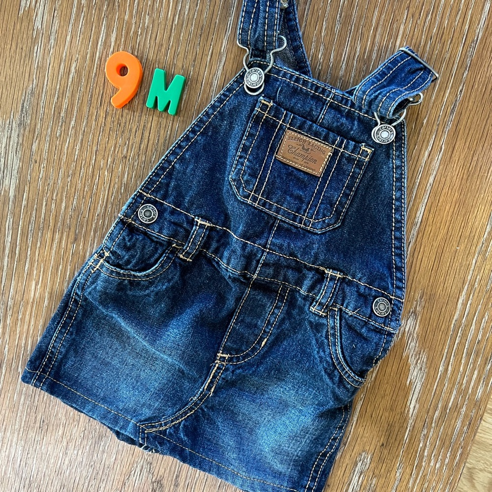 Denim Overall Skirt